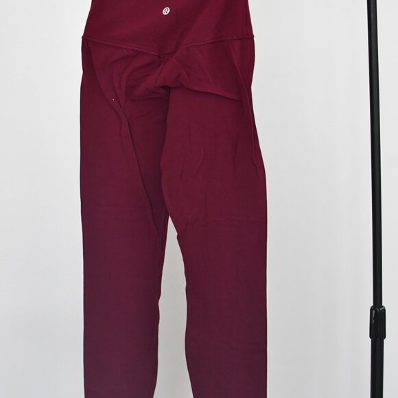 Lululemon Align High-Rise Leggings | Burgundy Wine | Buttery Soft Nulu - Picture 4 of 6